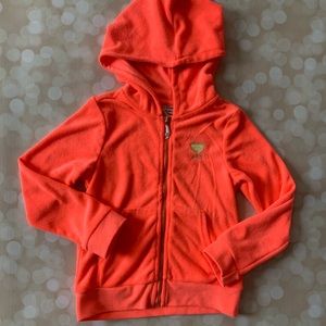 Juicy Couture Gurls Toddler 5t Zip Hoodie Juicey